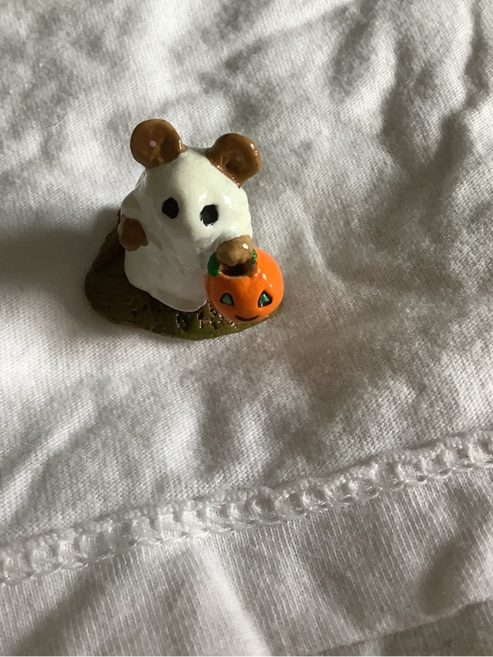 Wee Forest Folk LITTLE GHOST Halloween Miniatures 1981 USA